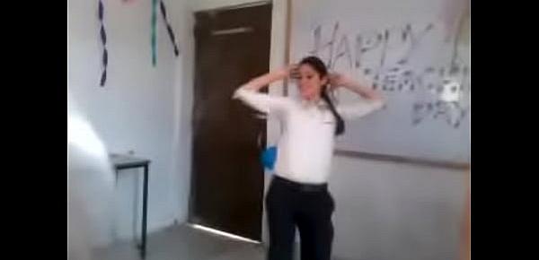  Indian girl dance in college low